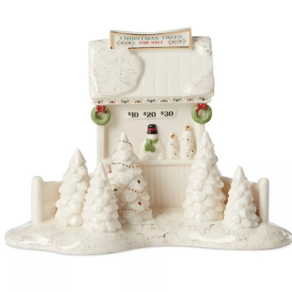 Lenox Mistletoe Park Village Tree Stand Accessory